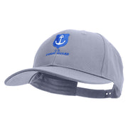 US Anchor Coast Guard Embroidered Six Panels Pro Style Cap - Grey OSFM