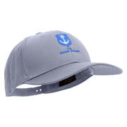 US Anchor Coast Guard Embroidered Six Panels Pro Style Cap - Grey OSFM