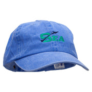 SEA Embroidered Pigment Dyed Wash Cap - Royal OSFM