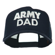 Army Dad Embroidered Cotton Twill Mesh Cap