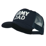 Army Dad Embroidered Cotton Twill Mesh Cap