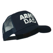 Army Dad Embroidered Cotton Twill Mesh Cap