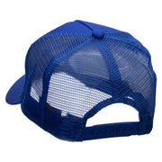 Cool Truck Embroidered Solid Cotton Prostyle Twill Mesh Cap - Royal OSFM