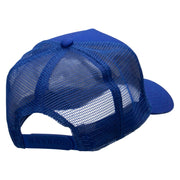 Cool Truck Embroidered Solid Cotton Prostyle Twill Mesh Cap - Royal OSFM