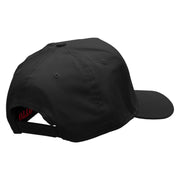 US Army Veteran Dad Solid Cotton Twill 5 Panel Prostyle Snap Cap - Black OSFM