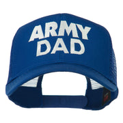 Army Dad Embroidered Cotton Twill Mesh Cap