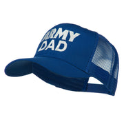 Army Dad Embroidered Cotton Twill Mesh Cap