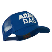 Army Dad Embroidered Cotton Twill Mesh Cap