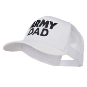 Army Dad Embroidered Cotton Twill Mesh Cap