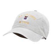 U.S. Air Force Retired Embroidered Washed Pigment Dyed Cap