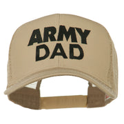 Army Dad Embroidered Cotton Twill Mesh Cap