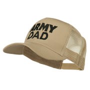 Army Dad Embroidered Cotton Twill Mesh Cap