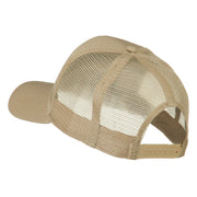 Army Dad Embroidered Cotton Twill Mesh Cap