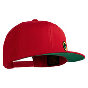 Trainer Red Monster Hunter Patched Wool Blend Prostyle Snapback Cap - Red OSFM