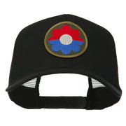 US Army 9th Infantry Division Patched Mesh Back Cap