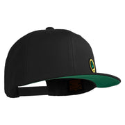 Trainer Red Monster Hunter Patched Wool Blend Prostyle Snapback Cap - Black OSFM