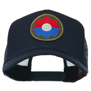 US Army 9th Infantry Division Patched Mesh Back Cap