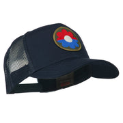 US Army 9th Infantry Division Patched Mesh Back Cap