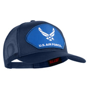 U.S. Air Force Blue Patched Solid Cotton Twill Mesh Prostyle Cap - Navy OSFM