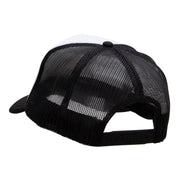 Satin Playful Kitten Patched Summer Foam Mesh Trucker Cap