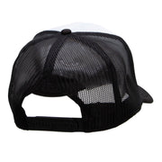 Satin Playful Kitten Patched Summer Foam Mesh Trucker Cap