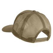 U.S. Air Force Blue Patched Solid Cotton Twill Mesh Prostyle Cap - Khaki OSFM