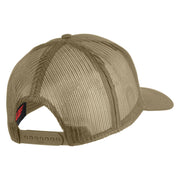 U.S. Air Force Blue Patched Solid Cotton Twill Mesh Prostyle Cap - Khaki OSFM