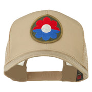 US Army 9th Infantry Division Patched Mesh Back Cap