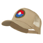 US Army 9th Infantry Division Patched Mesh Back Cap