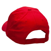 Knight Chess Board Heat Transfer Low Profile Cap - Red OSFM