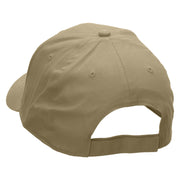 Knight Chess Board Heat Transfer Low Profile Cap - Khaki OSFM