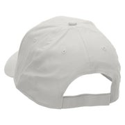 Knight Chess Board Heat Transfer Low Profile Cap - White OSFM