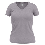 Wonder Vee V-Neck T-Shirt - Heather-Grey XS