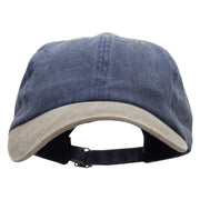 Cotton Twill Premium Pigment Dyed Cap - Navy-Khaki OSFM