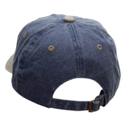 Cotton Twill Premium Pigment Dyed Cap - Navy-Khaki OSFM