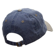 Cotton Twill Premium Pigment Dyed Cap - Navy-Khaki OSFM