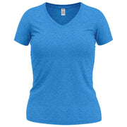 Wonder Vee V-Neck T-Shirt - Royal-Heather XS