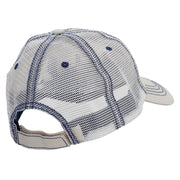 Present Ornament Embroidered Low Profile Special Cotton Mesh Cap - Putty OSFM