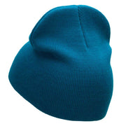 Beamed 16th Note Embroidered Short Beanie