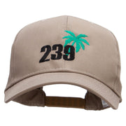 239 Embroidered Pro Style(06) Twill Caps - Khaki OSFM