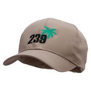 239 Embroidered Pro Style(06) Twill Caps - Khaki OSFM