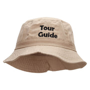 Tour Guide Embroidered Bucket Hat