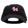 Balloon Animal Embroidered Garment Washed Cotton Twill Cap - Black OSFM