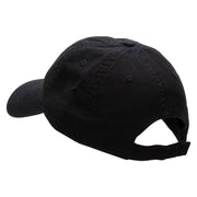 Balloon Animal Embroidered Garment Washed Cotton Twill Cap - Black OSFM