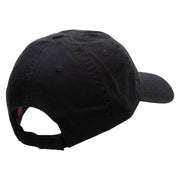 Balloon Animal Embroidered Garment Washed Cotton Twill Cap - Black OSFM