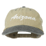 Arizona Embroidered Washed Cap