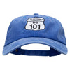 US 101 Embroidered Unstructured Cotton Cap