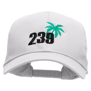 239 Embroidered Pro Style(06) Twill Caps - White OSFM