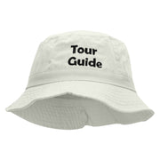 Tour Guide Embroidered Bucket Hat