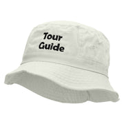 Tour Guide Embroidered Bucket Hat